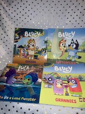 Bluey and Luca Kids Activity Book Set - Blue, Green, Purple Covers